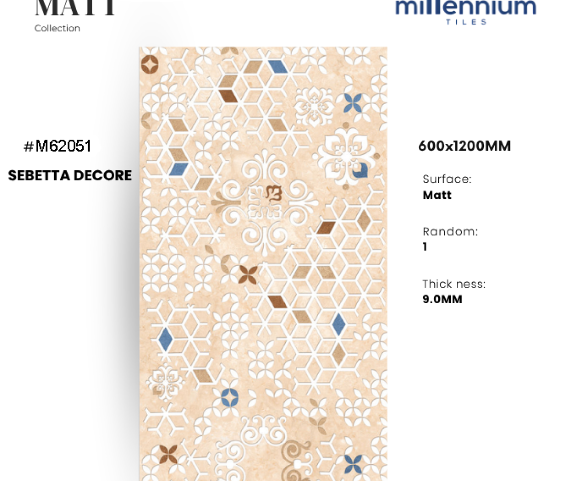 GẠCH ẤN ĐỘ 600X1200 SABETTA DECOR - M62051
