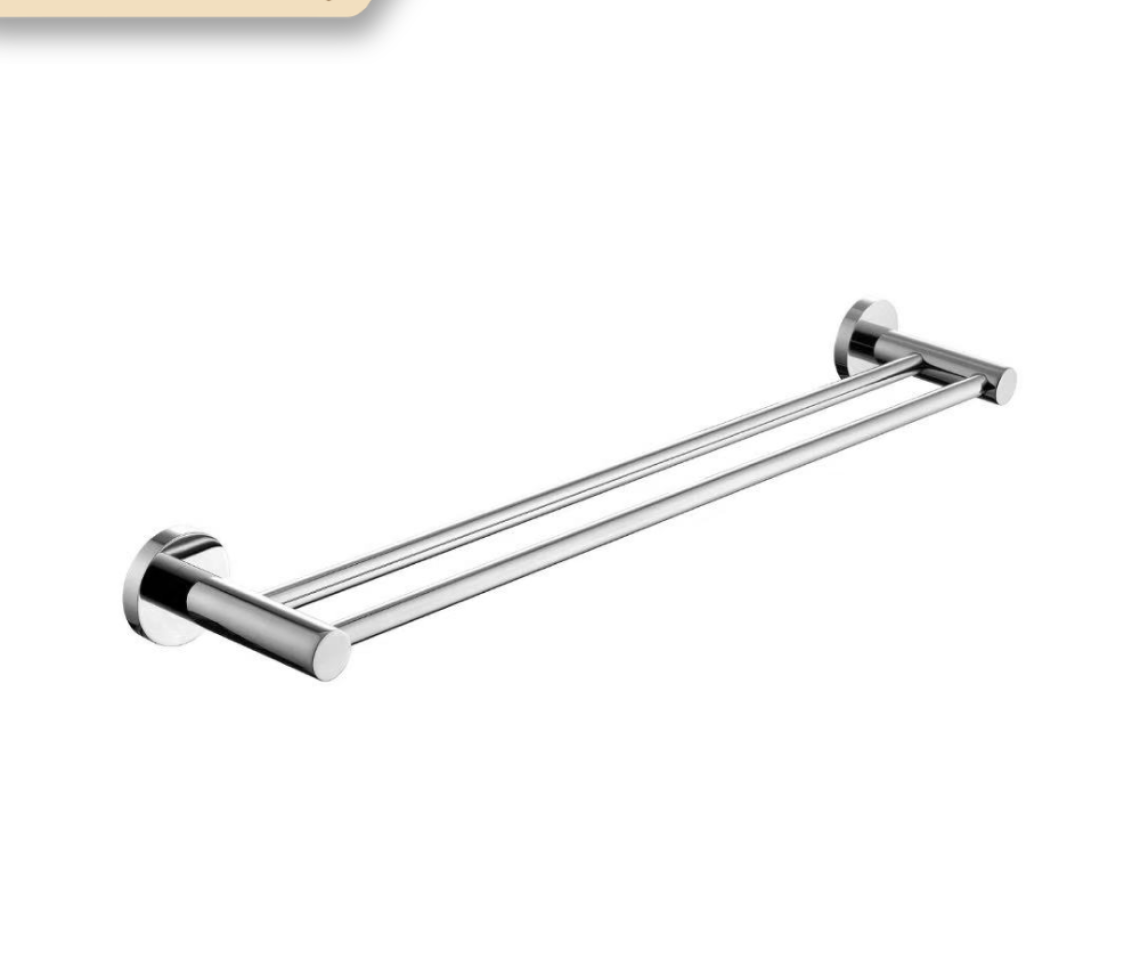 Thanh máng khăn đôi dùng cho nhà vệ sinh BP-76306