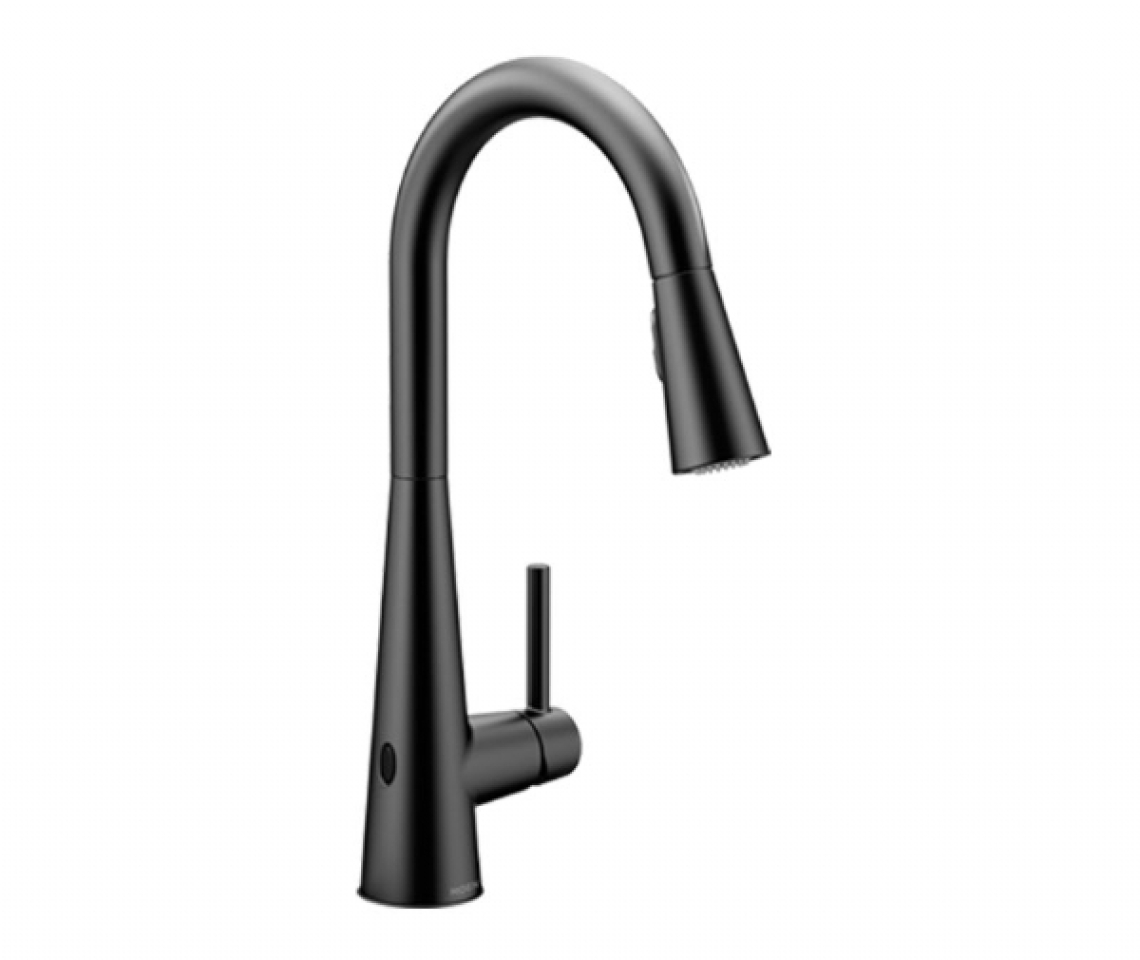 Vòi bếp nóng lạnh đầu vòi rút GNMCL7864BL